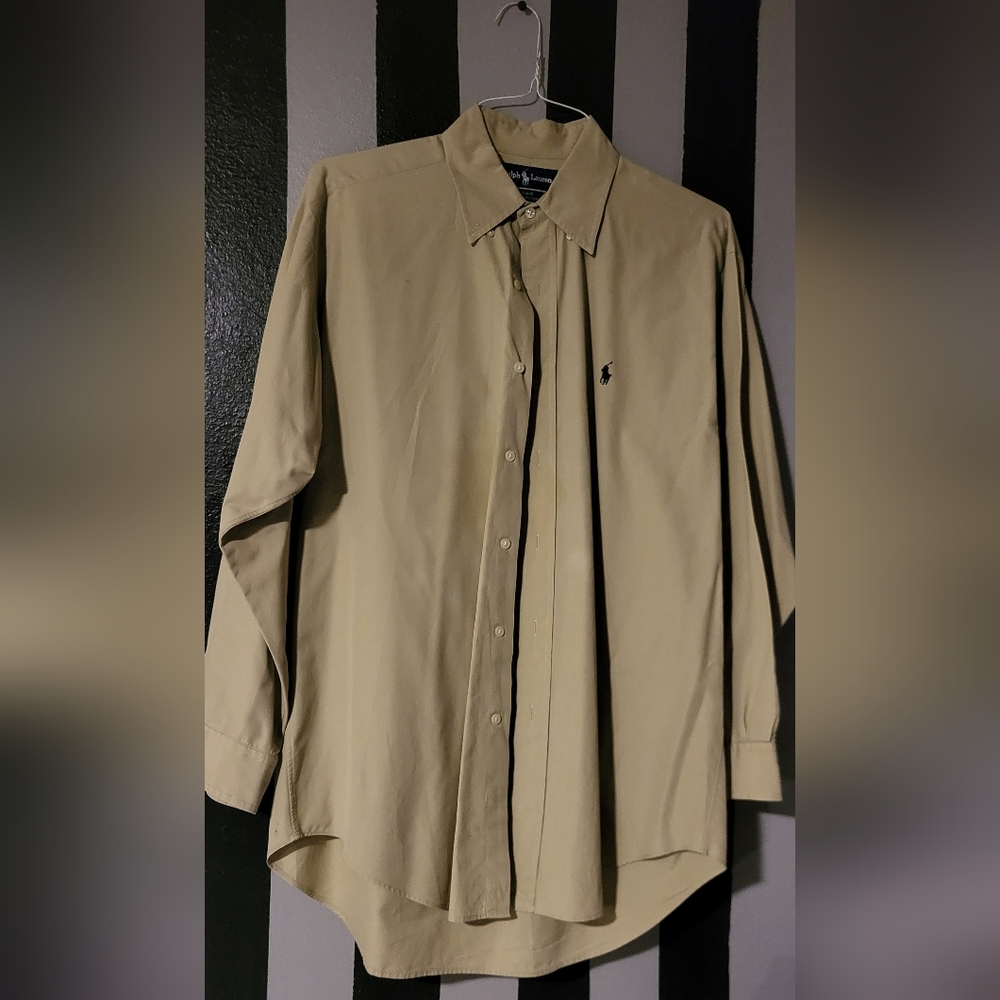 Ralph Lauren Tan button up